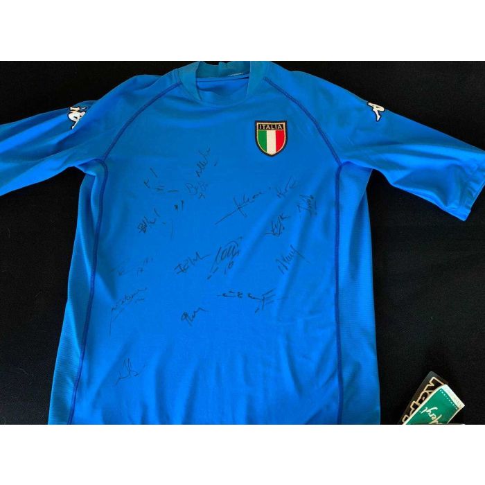 Nazionale Italiana 2002 Firmata da tutta la squadra